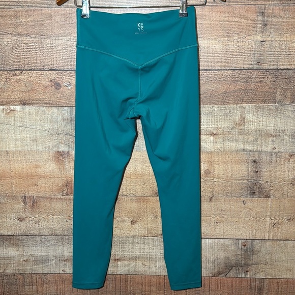 Athleta x Alicia Keys Elation 7/8 Green Crop Leggings size Small - Picture 4 of 11